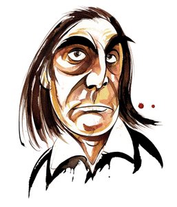 Alfred Schnittke - caricature en couleur - Neale Osborne